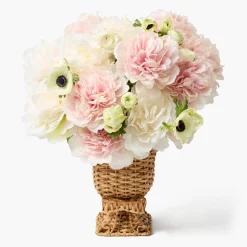 Vases | Vases & Planters<Mrs. Alice Small Rattan Bow Urn Vase