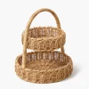 For The Rattan Lover<Mrs. Alice Small Rattan Two Tiered Stand