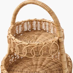 For The Rattan Lover<Mrs. Alice Small Rattan Two Tiered Stand