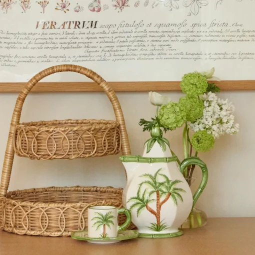 For The Rattan Lover<Mrs. Alice Small Rattan Two Tiered Stand