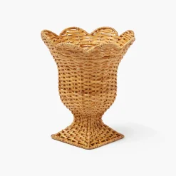 Vases | Vases & Planters<Mrs. Alice Small Rattan Urn Vase