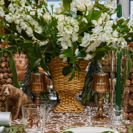 Vases | Vases & Planters<Mrs. Alice Small Rattan Urn Vase