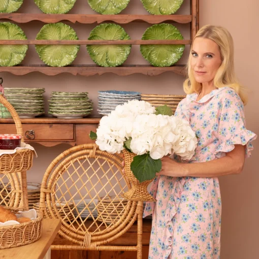 Vases | Vases & Planters<Mrs. Alice Small Rattan Urn Vase