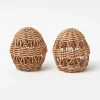 Spring Decorations<Mrs. Alice Small Rattan Woven Egg (Pair)