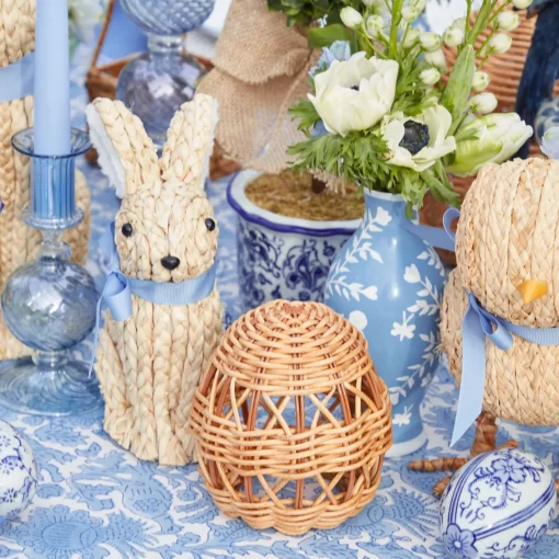 Spring Decorations<Mrs. Alice Small Rattan Woven Egg (Pair)