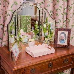 Trays | For Her<Mrs. Alice Small Soft Pink Lacquer Tray