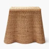 Furniture | Furniture<Mrs. Alice Small Vivienne Rattan Scalloped Console Table