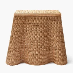 Furniture | Furniture<Mrs. Alice Small Vivienne Rattan Scalloped Console Table