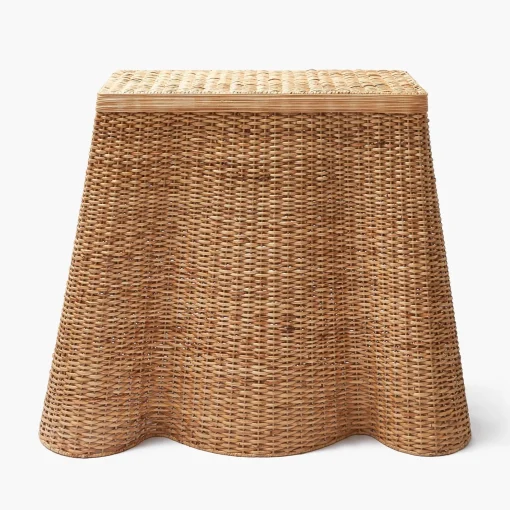 Furniture | Furniture<Mrs. Alice Small Vivienne Rattan Scalloped Console Table