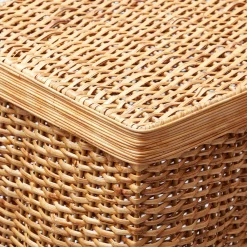 Furniture | Furniture<Mrs. Alice Small Vivienne Rattan Scalloped Console Table