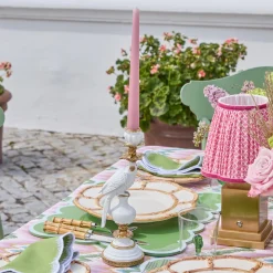 Summer Candleware | Candle Holders<Mrs. Alice Small White Parrot Candle Holder (Pair)