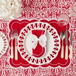 Napkin Rings & Bows<Mrs. Alice Snow White Velvet Napkin Bows (Set of 4)