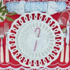 Napkin Rings & Bows<Mrs. Alice Snow White Velvet Napkin Bows (Set of 4)