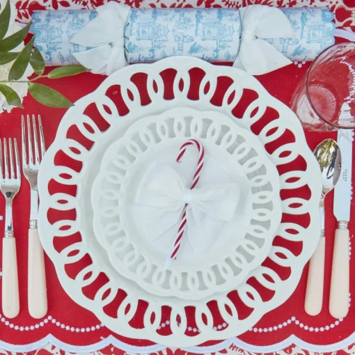 Napkin Rings & Bows<Mrs. Alice Snow White Velvet Napkin Bows (Set of 4)