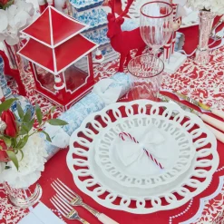 Napkin Rings & Bows<Mrs. Alice Snow White Velvet Napkin Bows (Set of 4)