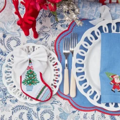 Napkin Rings & Bows<Mrs. Alice Snow White Velvet Napkin Bows (Set of 4)