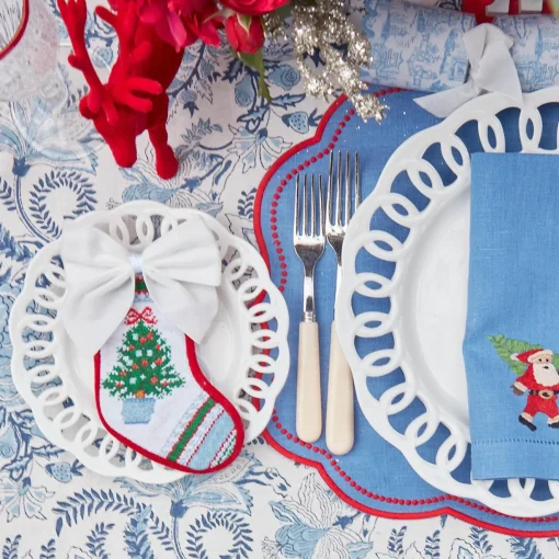 Napkin Rings & Bows<Mrs. Alice Snow White Velvet Napkin Bows (Set of 4)