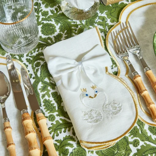 Napkin Rings & Bows<Mrs. Alice Snow White Velvet Napkin Bows (Set of 4)