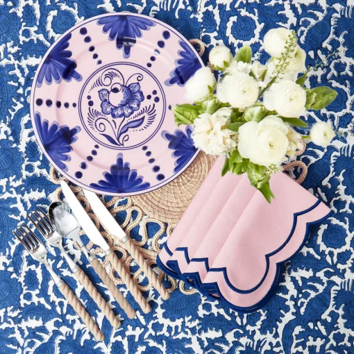 Napkins | Mrs. Alice Monogram<Mrs. Alice Sofia Pink Appliqué Napkins (Set of 4)