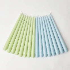 Summer Candleware | Candles<Mrs. Alice Soft Blue Candles (Set of 8)
