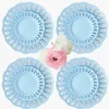 Summer Crockery | Crockery Sets<Mrs. Alice Soft Blue Lace Dinner & Starter Plates (Set of 8)