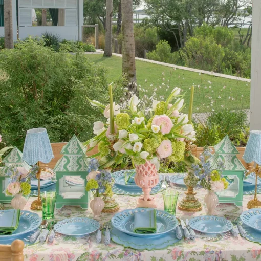 Summer Crockery | Crockery Sets<Mrs. Alice Soft Blue Lace Dinner & Starter Plates (Set of 8)