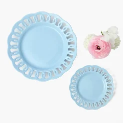 Summer Crockery | Starter Plates<Mrs. Alice Soft Blue Lace Starter Plate
