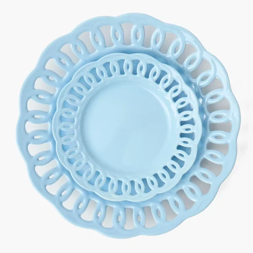 Summer Crockery | Starter Plates<Mrs. Alice Soft Blue Lace Starter Plate