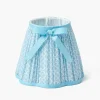 Lampshades<Mrs. Alice Soft Blue Lotus Bow Lampshade (18cm)