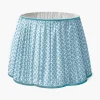 Lampshades<Mrs. Alice Soft Blue Lotus Lampshade (40cm)