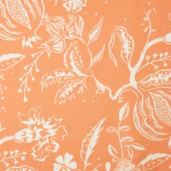 Serena Fresson Fabrics<Mrs. Alice Soft Coral Chelsea Square Fabric