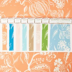 Serena Fresson Fabrics<Mrs. Alice Soft Coral Chelsea Square Fabric