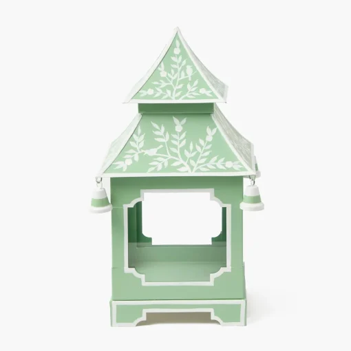 Year-round Decorations | Pagodas & Lanterns<Mrs. Alice Soft Green Chinoiserie Pagoda Lantern