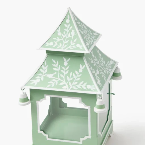 Year-round Decorations | Pagodas & Lanterns<Mrs. Alice Soft Green Chinoiserie Pagoda Lantern