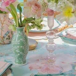 Vases | Vases & Planters<Mrs. Alice Soft Green Hand Painted Tole Bud Vases (Set of 3)