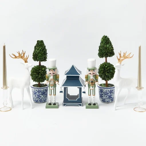 Christmas Decorations<Mrs. Alice Soft Green Nutcracker (Pair)