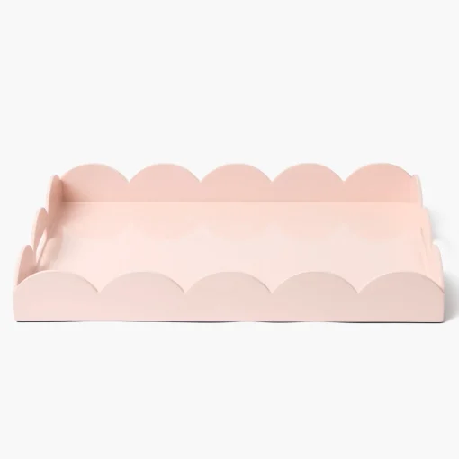 Trays | For Her<Mrs. Alice Soft Pink Lacquer Tray