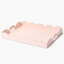 Trays | For Her<Mrs. Alice Soft Pink Lacquer Tray