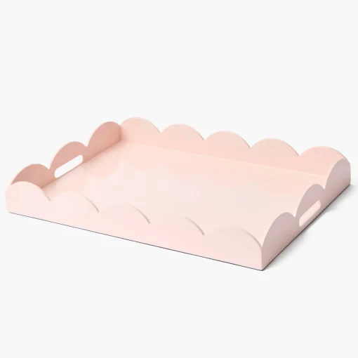 Trays | For Her<Mrs. Alice Soft Pink Lacquer Tray