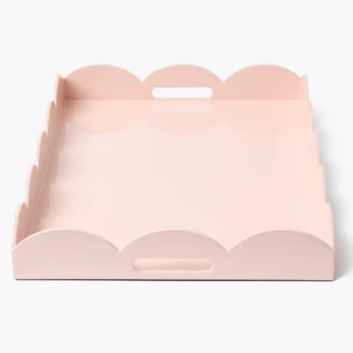 Trays | For Her<Mrs. Alice Soft Pink Lacquer Tray
