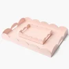 Trays | For Her<Mrs. Alice Soft Pink Lacquer Tray Set