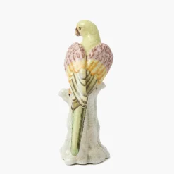 Year-round Decorations<Mrs. Alice Soft Yellow Porcelain Parrot (Pair)