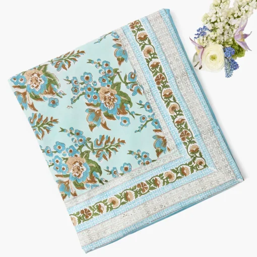 Summer Table Linen | Tablecloths<Mrs. Alice Sophia Blockprint Tablecloth