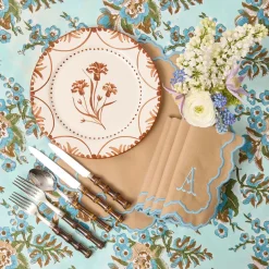 Summer Table Linen | Tablecloths<Mrs. Alice Sophia Blockprint Tablecloth