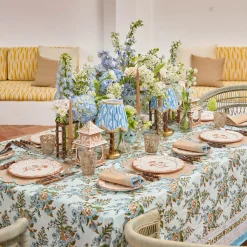 Summer Table Linen | Tablecloths<Mrs. Alice Sophia Blockprint Tablecloth