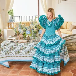 Summer Table Linen | Tablecloths<Mrs. Alice Sophia Blockprint Tablecloth