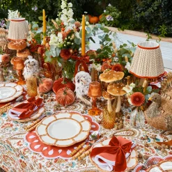 Year-round Decorations | Autumn Decorations<Mrs. Alice Tall Caramel Velvet Mushrooms (Set of 3)