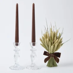 Candle Holders<Mrs. Alice Tall Lace Edge Candle Holders (Pair)