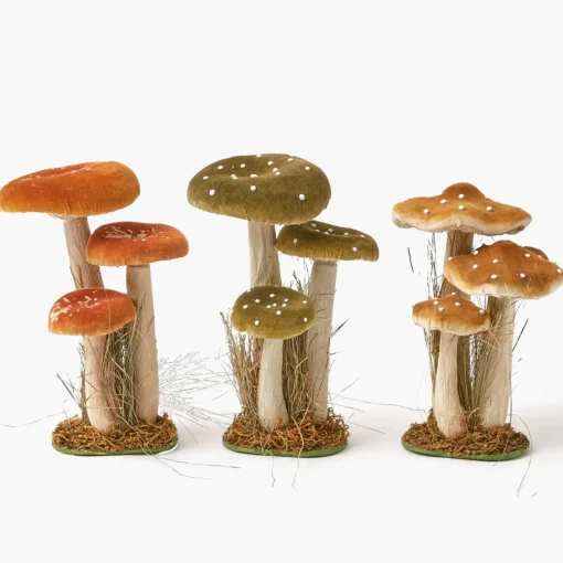Year-round Decorations | Autumn Decorations<Mrs. Alice Tall Mixed Mushroom Set