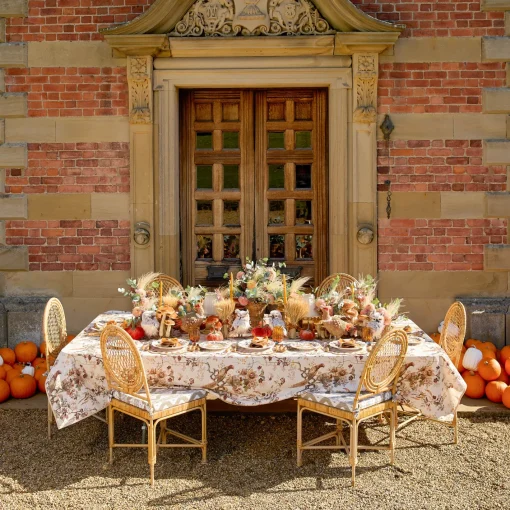 Year-round Decorations | Autumn Decorations<Mrs. Alice Tall Orange Velvet Mushrooms (Set of 3)